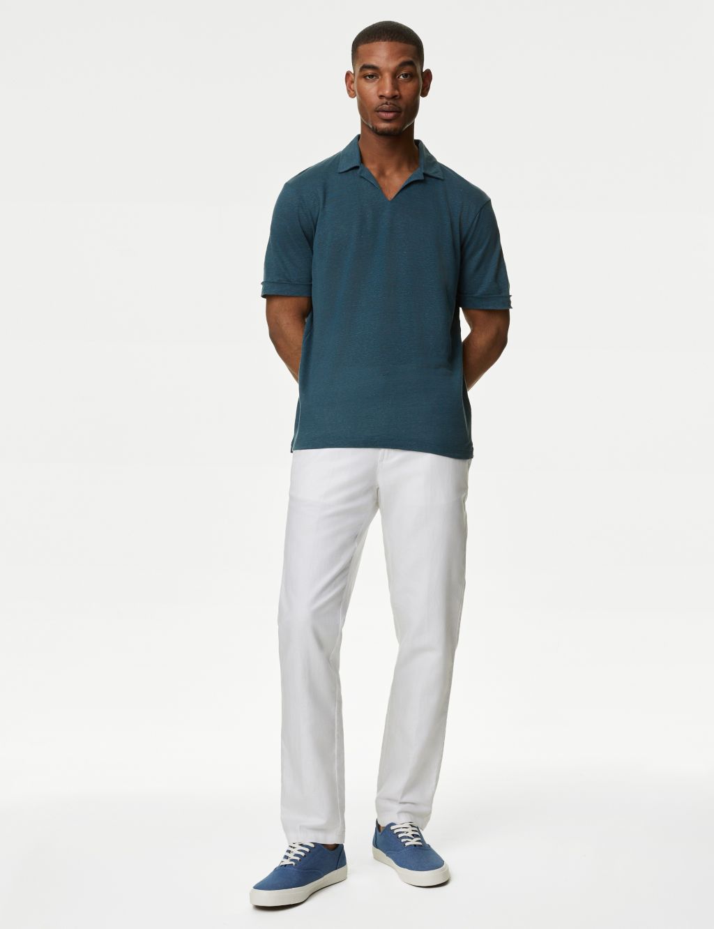 Pure Linen Polo Shirt 2 of 5