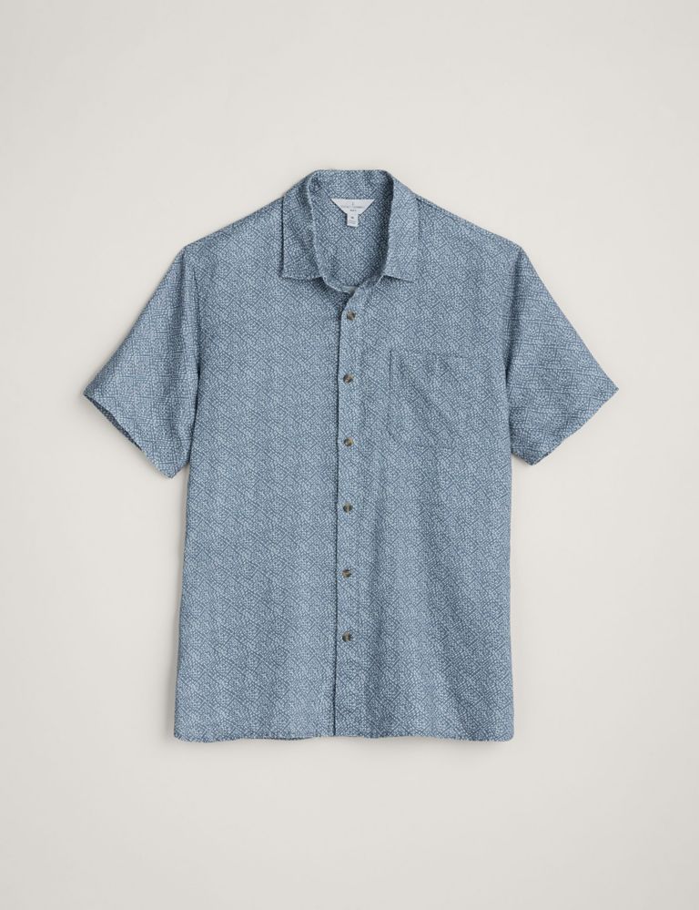 Pure Linen Printed Shirt 2 of 6
