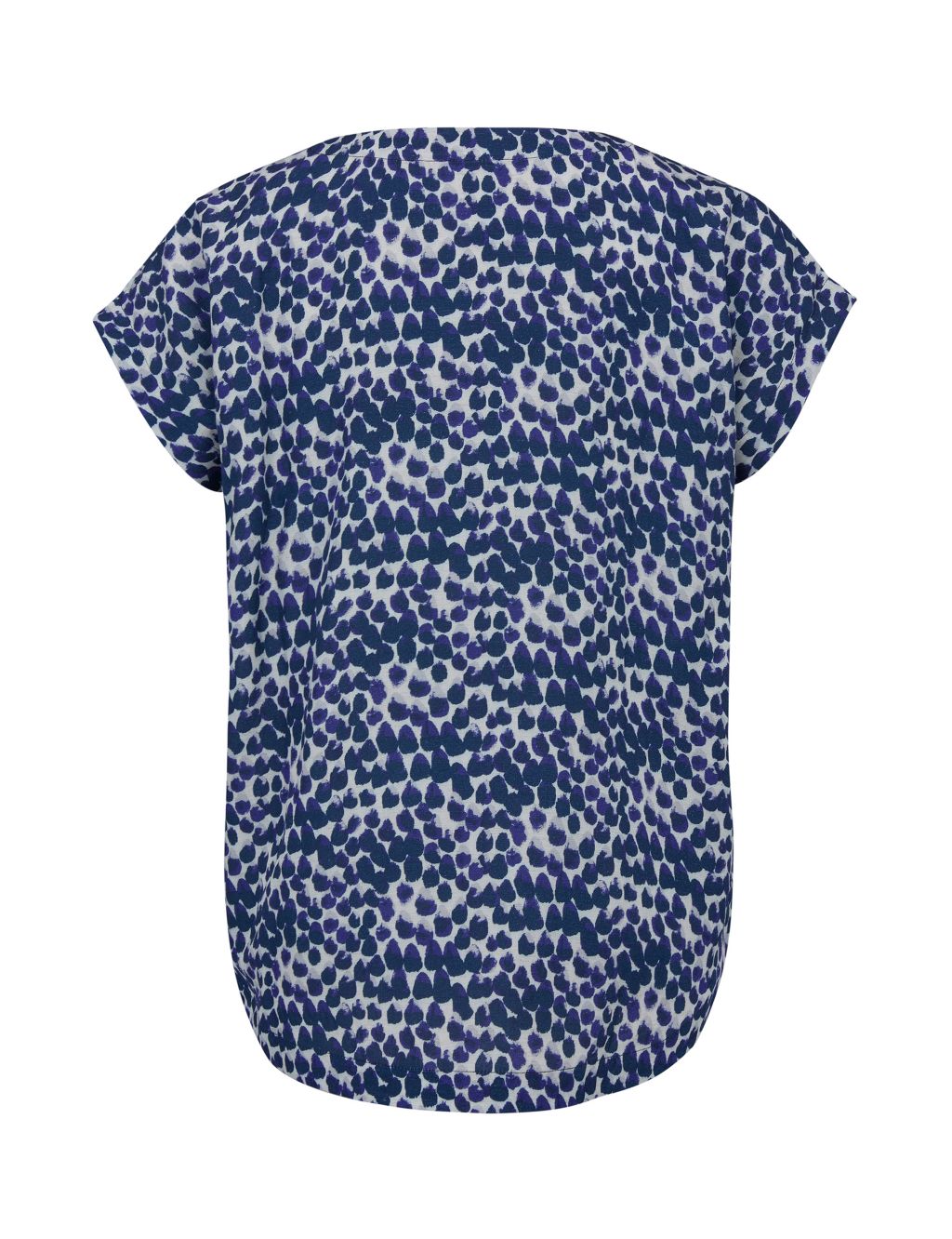 Pure Linen Printed Top 4 of 5