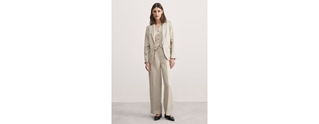 Pure Linen Relaxed Blazer 2 of 11
