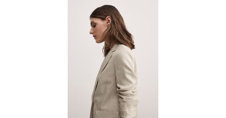 Pure Linen Relaxed Blazer 3 of 7