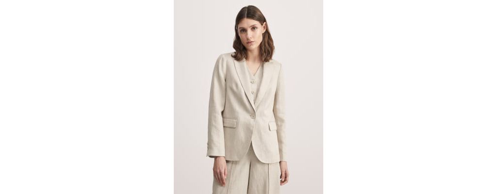 Pure Linen Relaxed Blazer 8 of 11