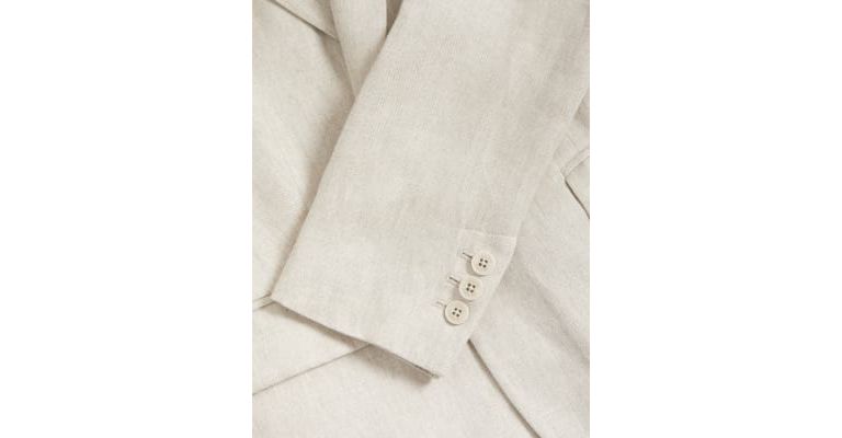Pure Linen Relaxed Blazer 7 of 7