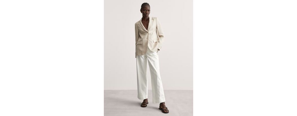 Pure Linen Relaxed Blazer 10 of 11