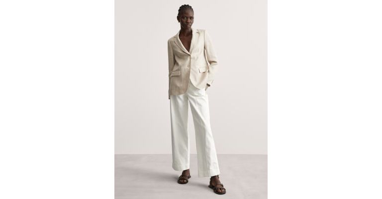 Pure Linen Relaxed Blazer 10 of 11