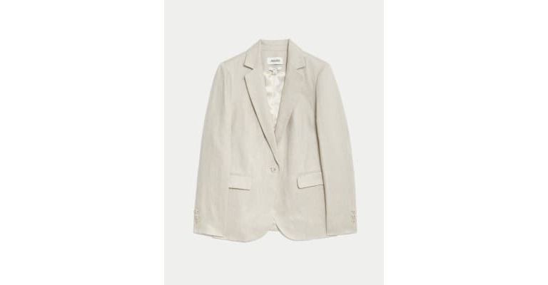 Pure Linen Relaxed Blazer 2 of 7