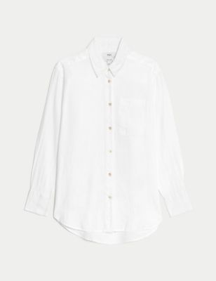 Pure Linen Relaxed Shirt Image 2 of 5