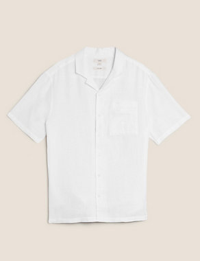 Pure Linen Revere Shirt | M&S Collection | M&S