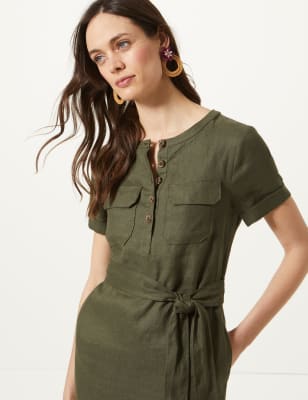 Marks and spencer outlet dresses linen