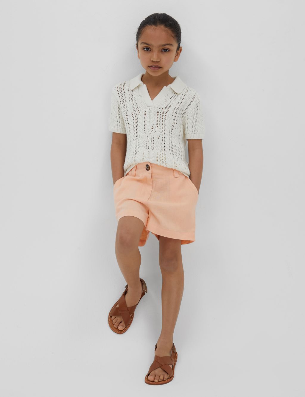 Pure Linen Shorts (4-14 Yrs) 3 of 4