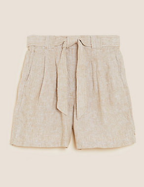 Pure Linen Shorts Image 2 of 6