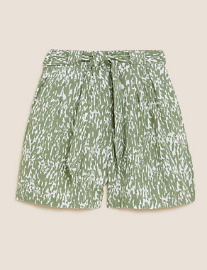 Pure Linen Shorts Image 2 of 4