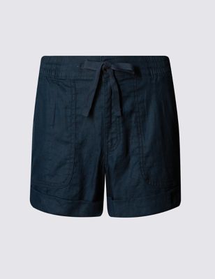 Pure Linen Shorts Image 2 of 3