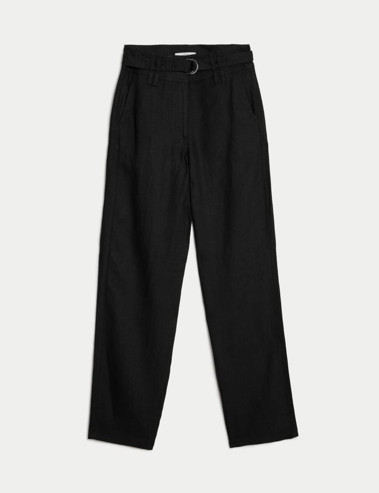 Linen trousers clearance m&s