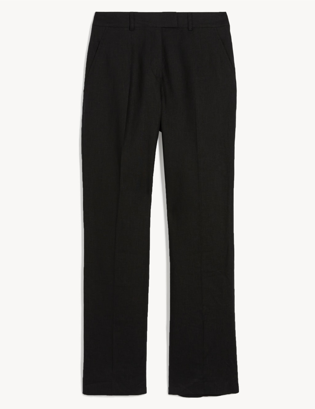 Pure Linen Straight Leg Trousers 1 of 2