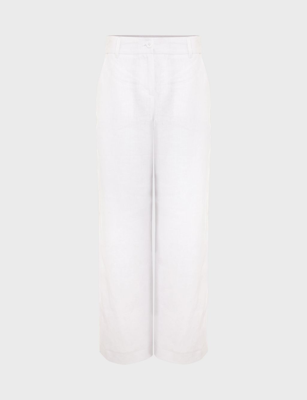 Pure Linen Straight Leg Trousers 1 of 7