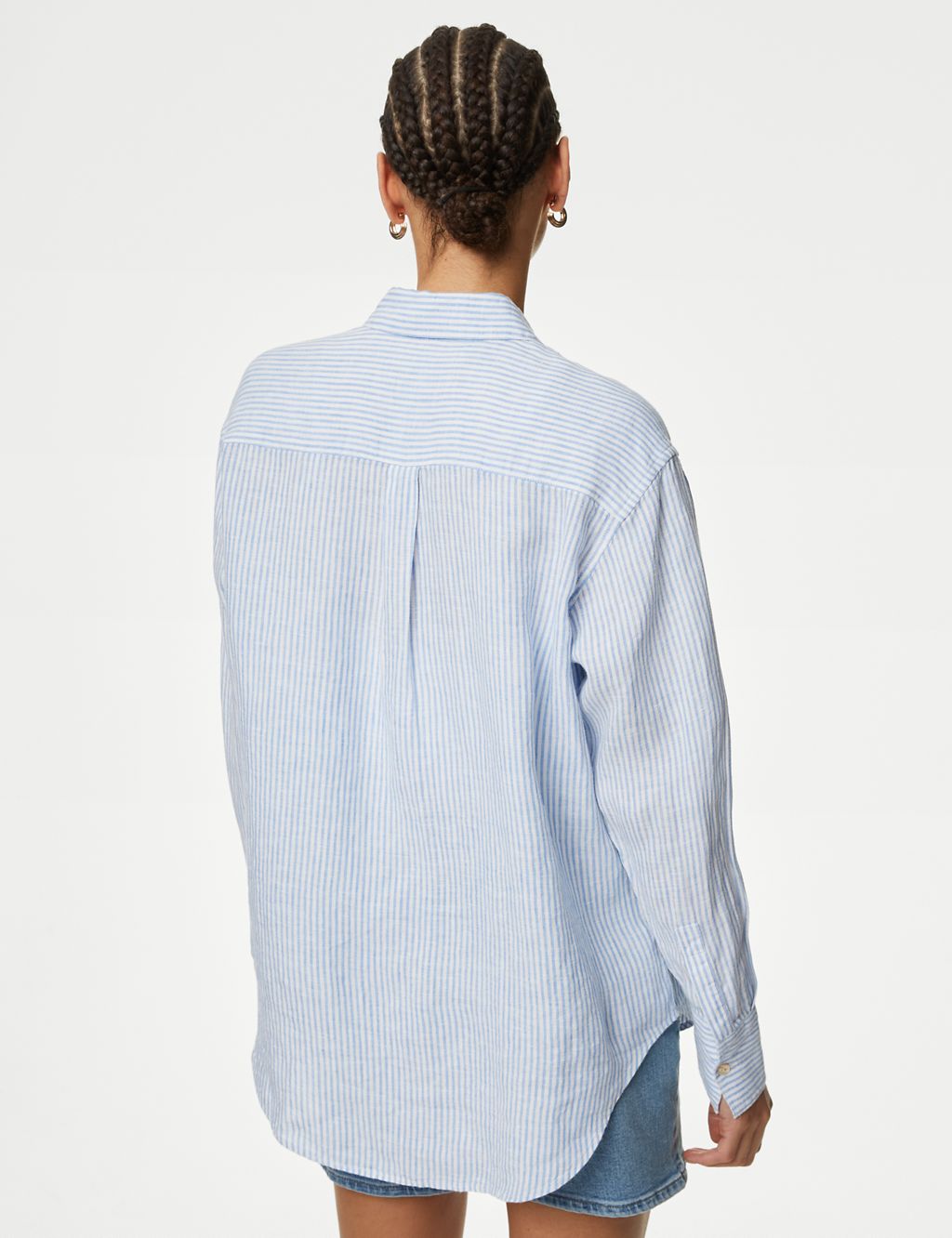 Pure Linen Striped Relaxed Shirt 5 of 5