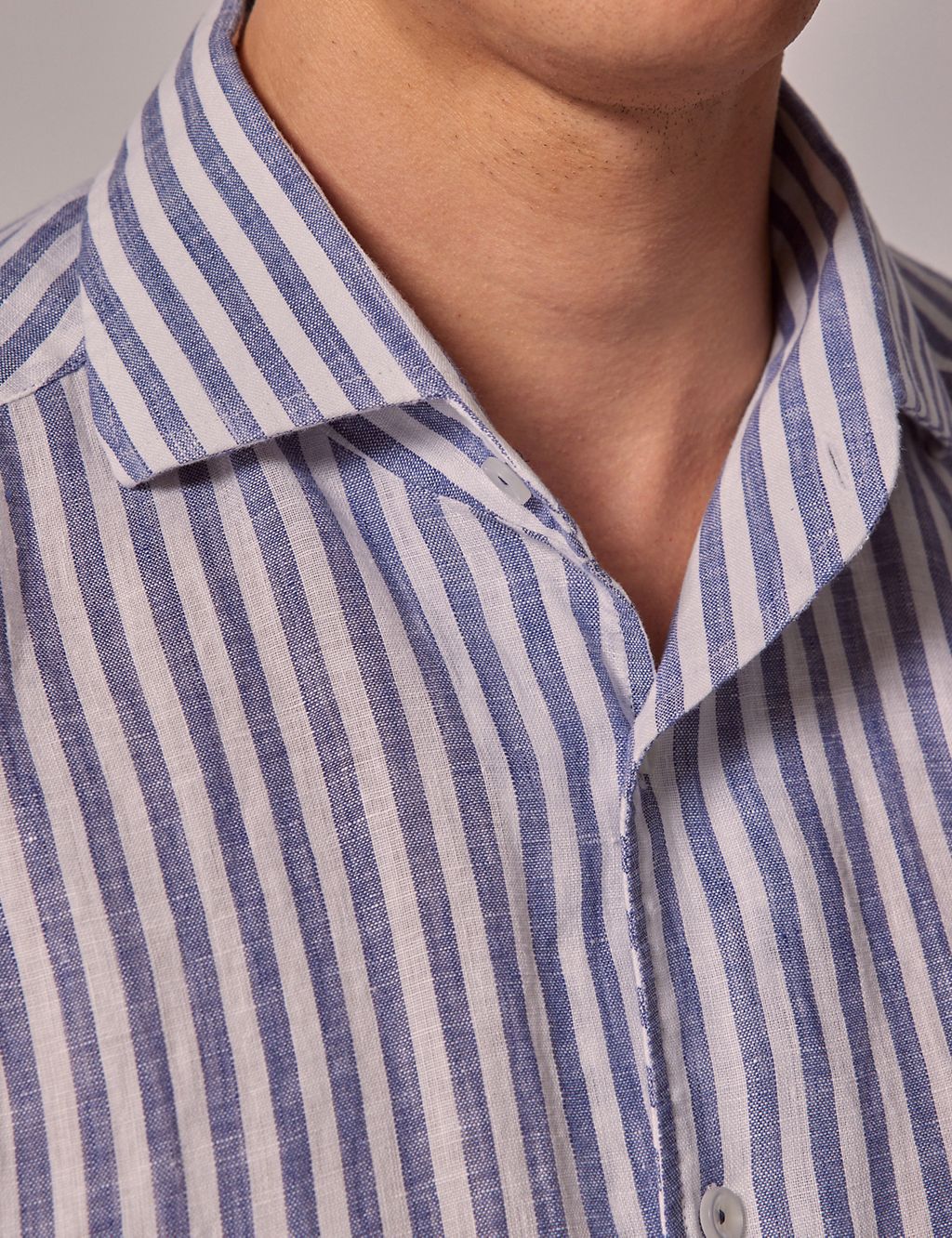 Pure Linen Striped Shirt 4 of 6
