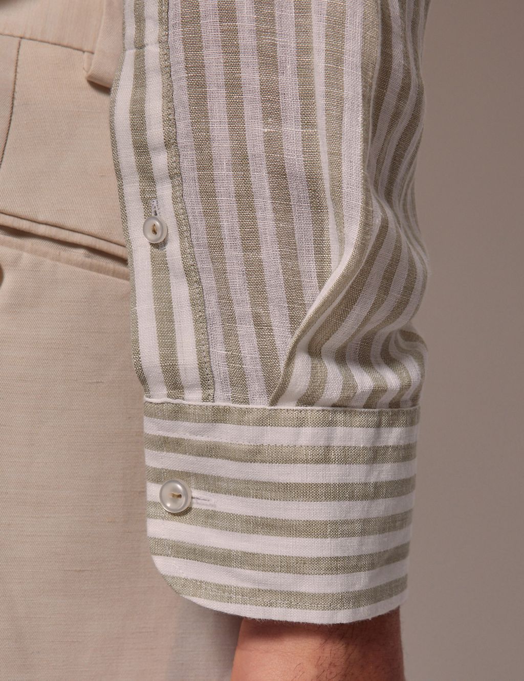 Pure Linen Striped Shirt 5 of 6