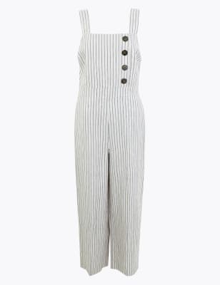 Marks and store spencer striped jumpsuit