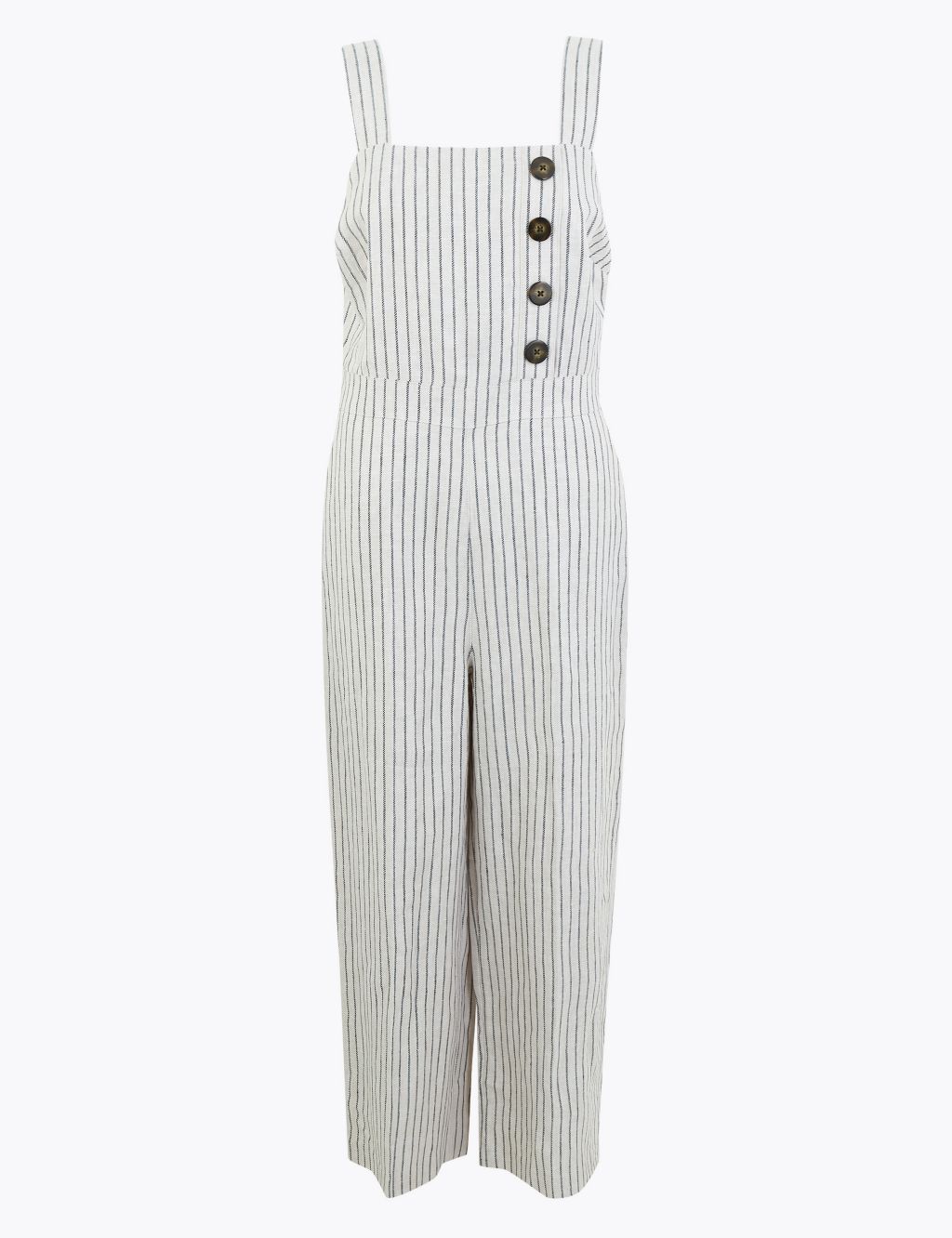 Pure Linen Striped Utility Jumpsuit | M&S Collection | M&S
