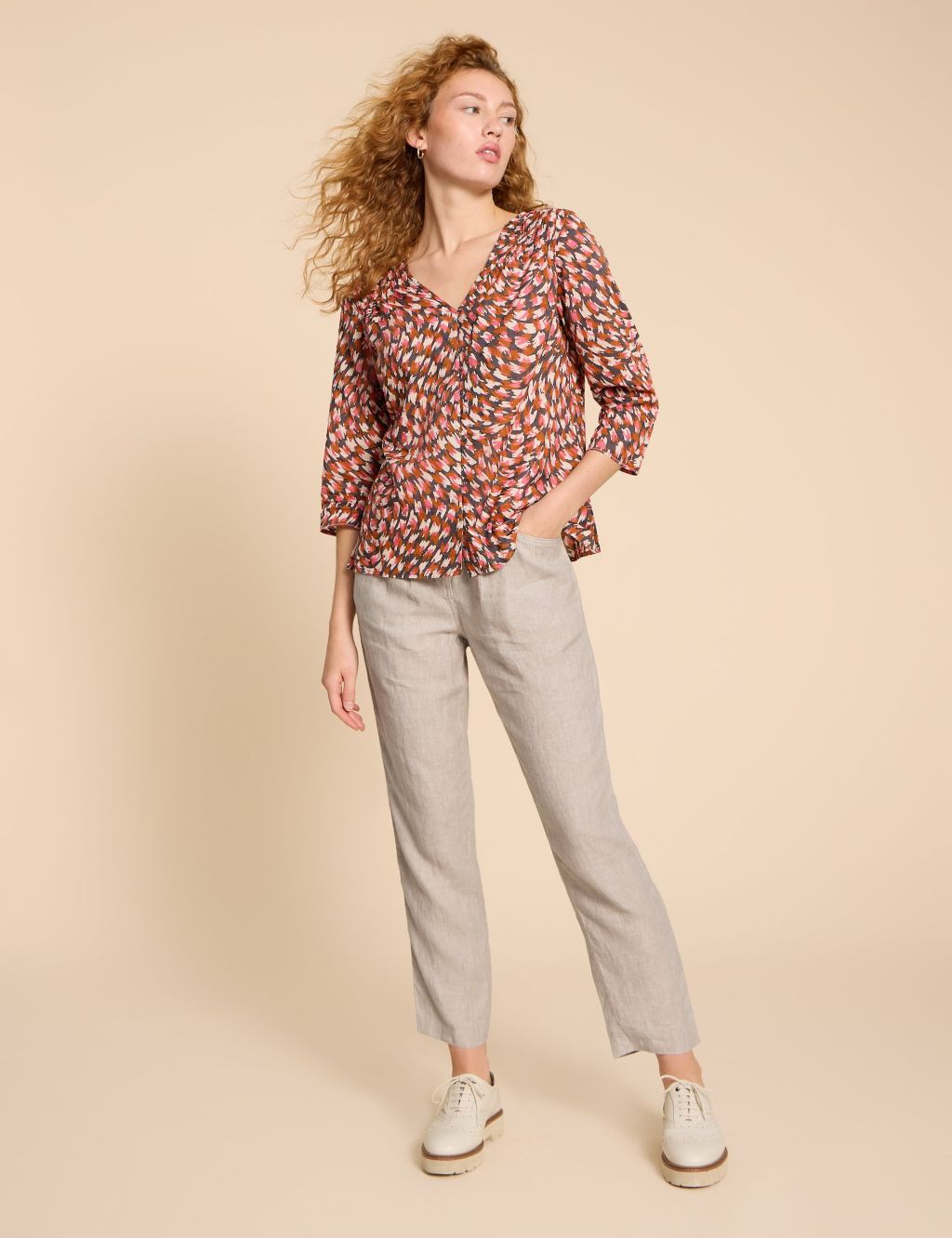 Pure Linen Trousers 2 of 6
