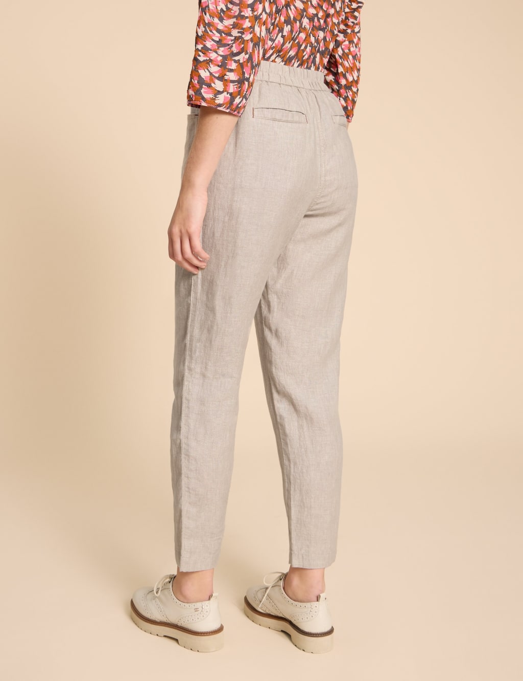 M and s womens linen sale trousers