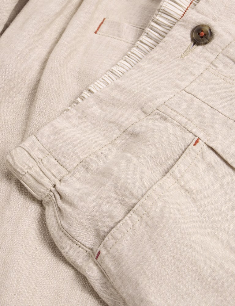 Marks and spencer womens linen hot sale trousers