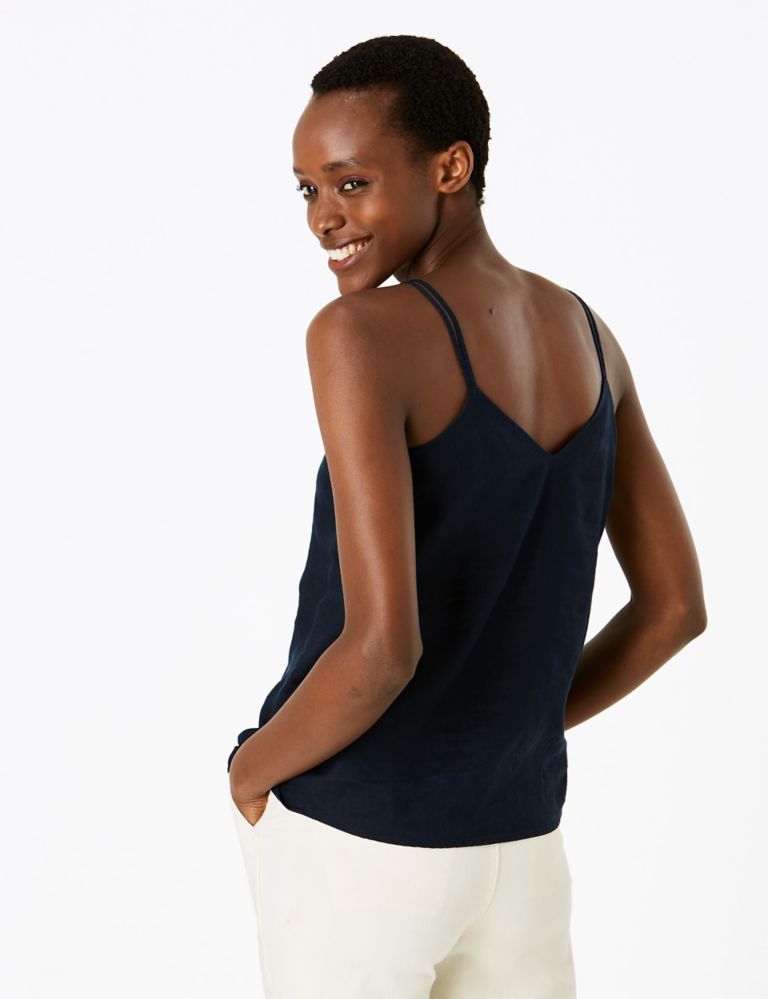 Pure Linen V-Neck Camisole Top 4 of 4