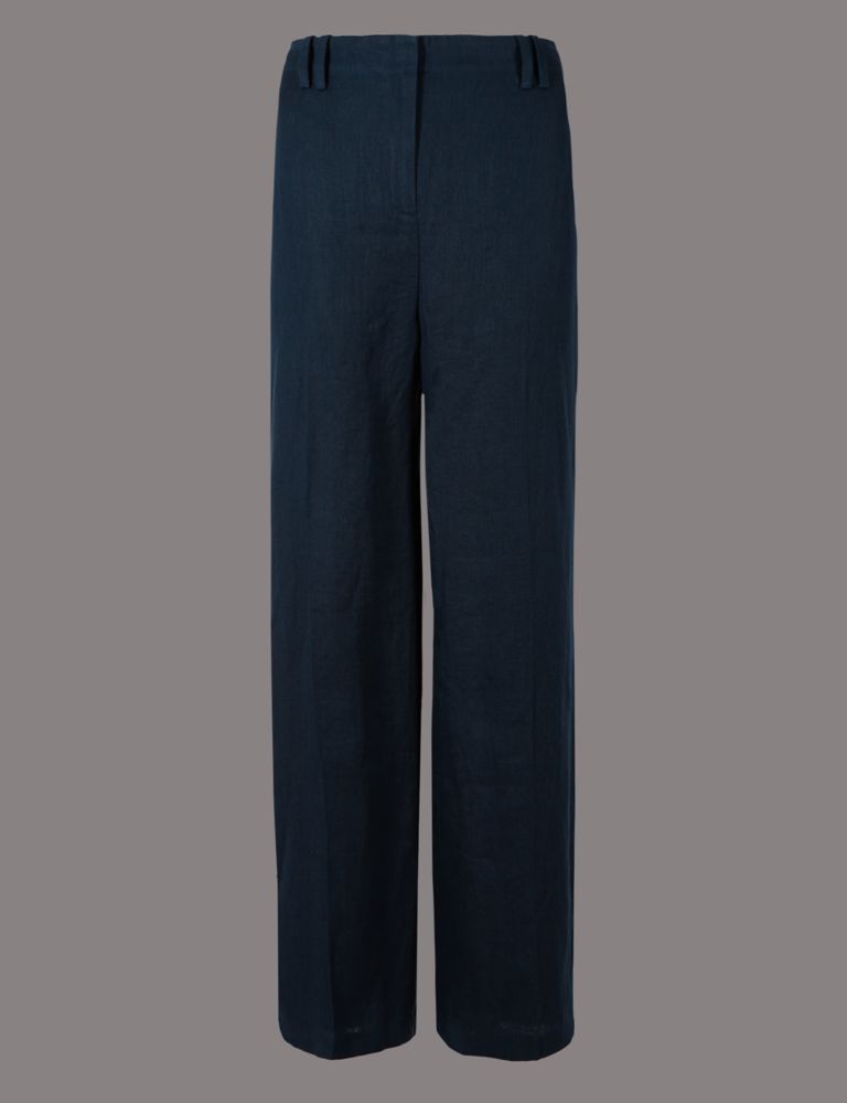 Pure Linen Wide Leg Trousers 1 of 1