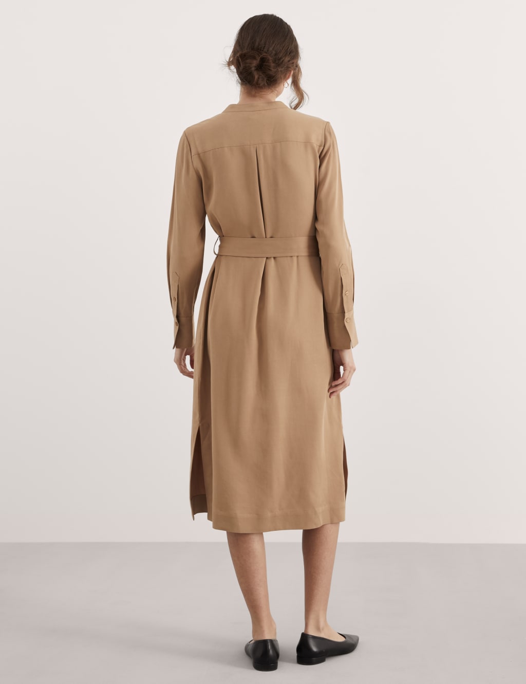 Pure Lyocell™ Belted Midi Utility Dress | JAEGER | M&S
