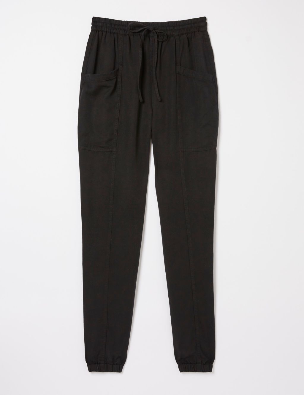 Pure Lyocell™ Drawstring Cuffed Trousers 1 of 6