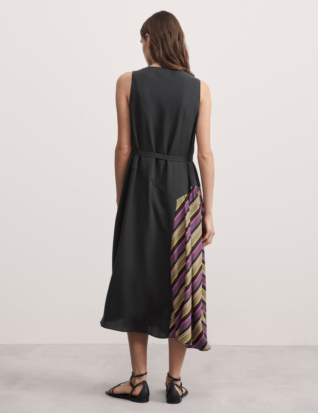 Pure Lyocell™ V-Neck Midi Shift Dress | JAEGER | M&S