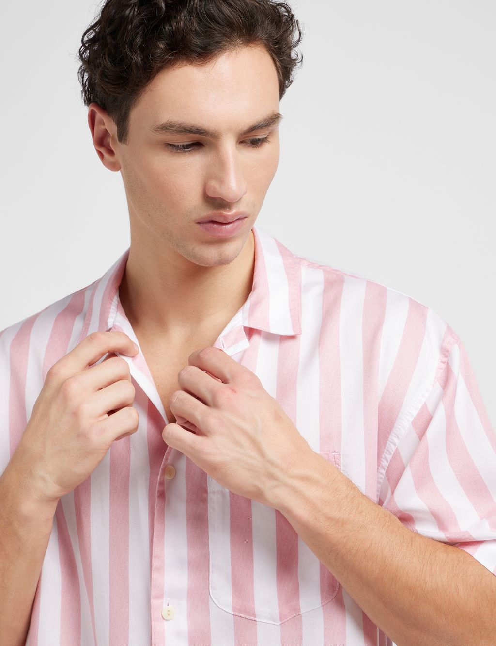 Pure Lyocell Striped Shirt 6 of 6