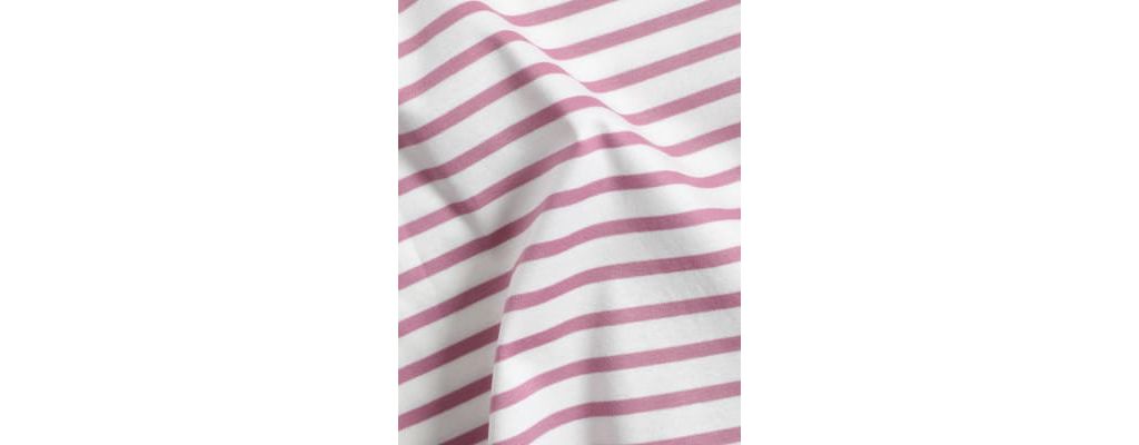 Pure Mercerised Cotton Striped Boat Neck Top 6 of 6
