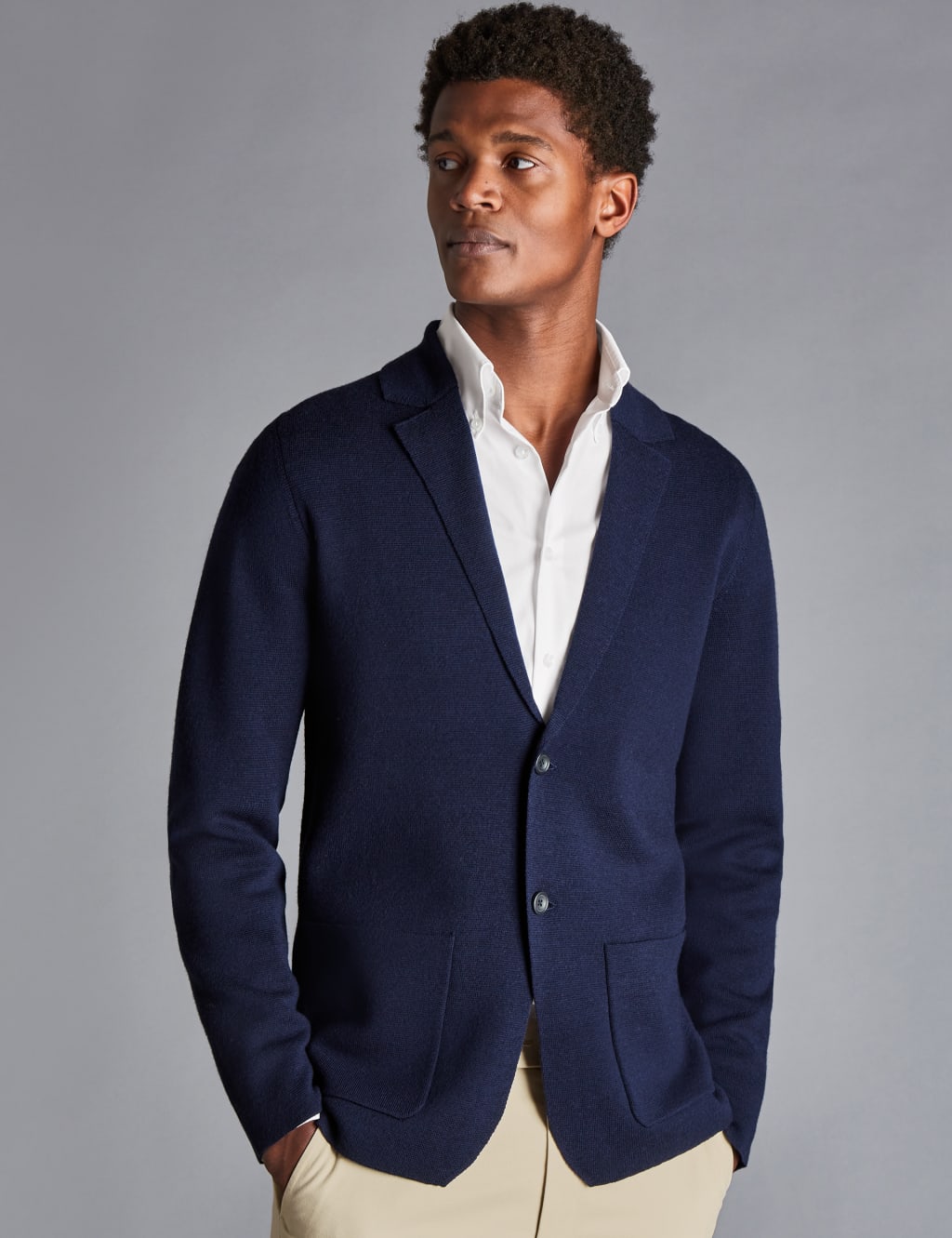 Pure Merino Wool Blazer | Charles Tyrwhitt | M&S