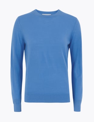 Pure Merino Wool Crew Neck Jumper Product code: T387721