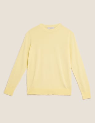 Pure Merino Wool Crew Neck Jumper