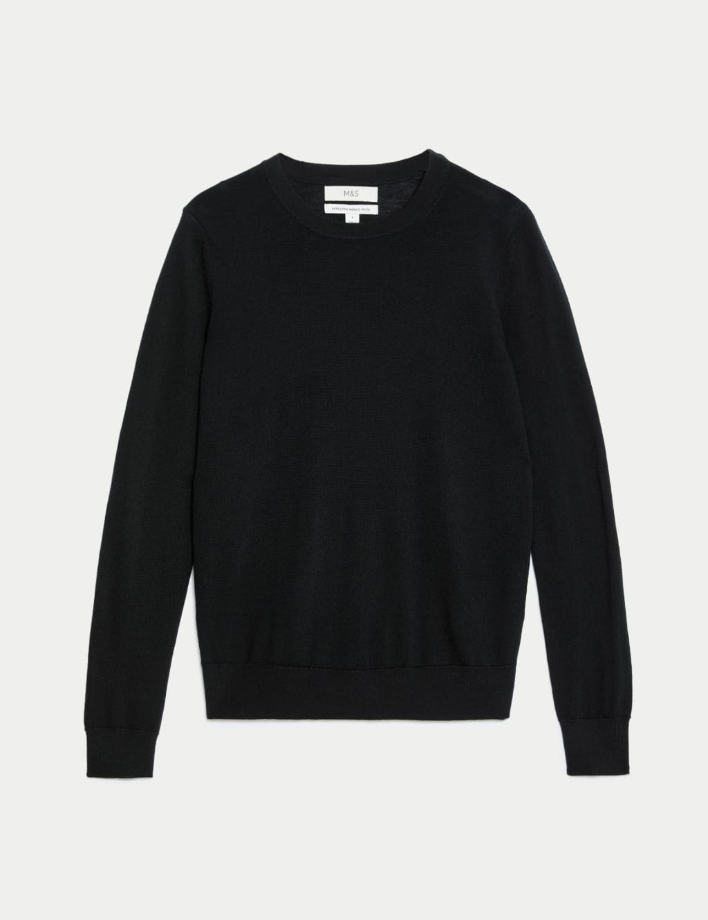 Pure Merino Wool Crew Neck Jumper 1 of 6