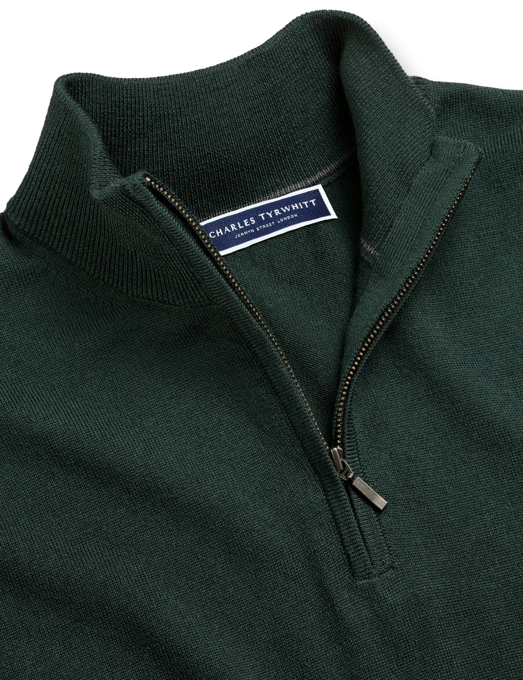 Pure Merino Wool Half Zip Jumper 5 of 5