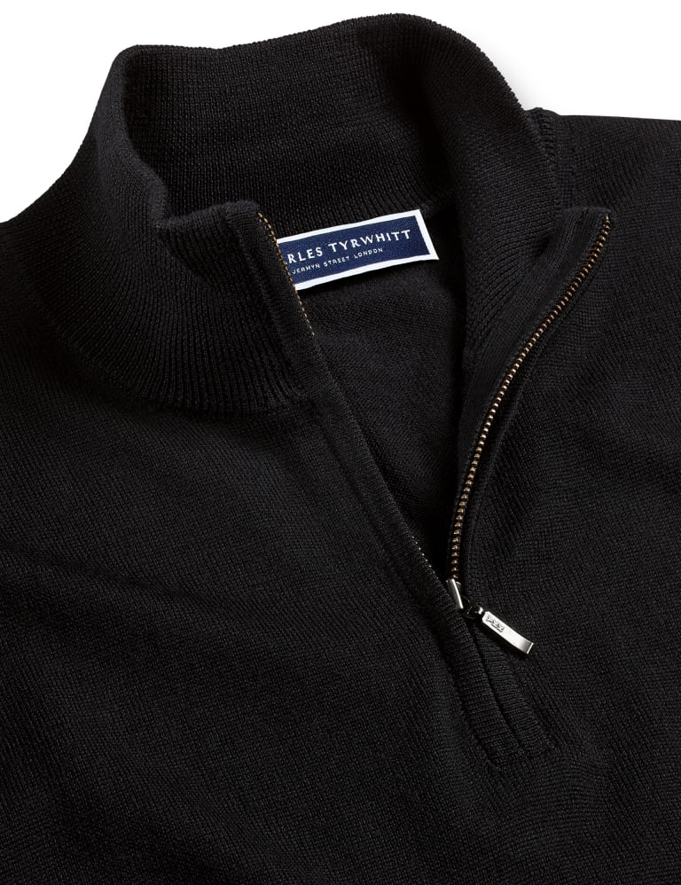 Pure Merino Wool Half Zip Jumper 1 of 1