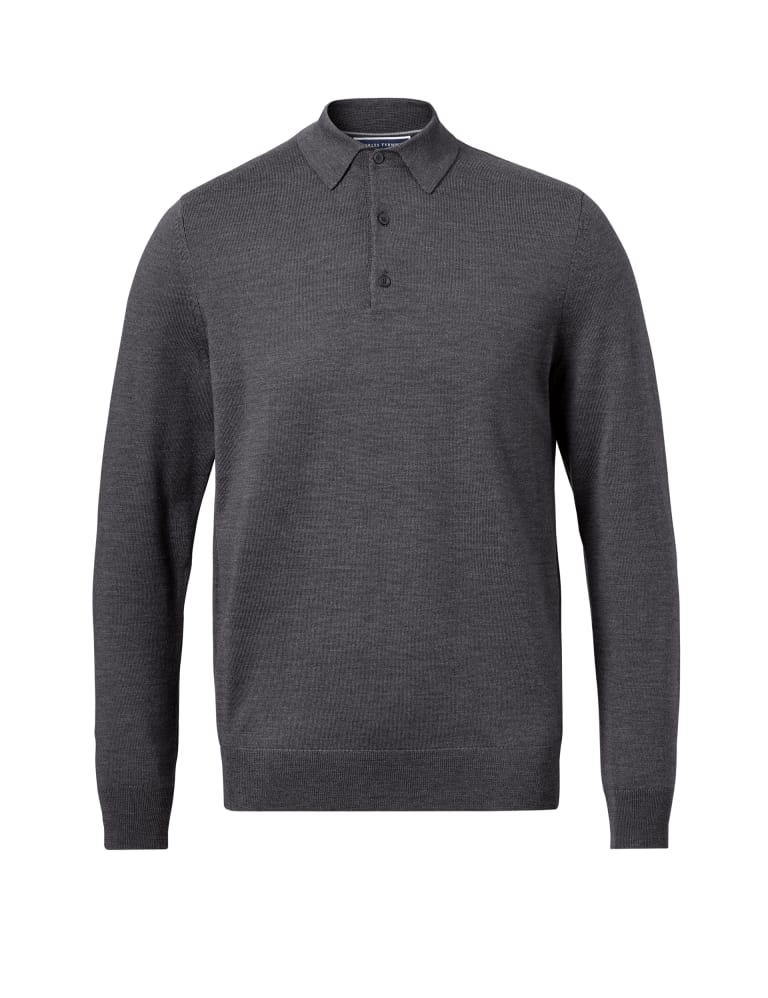Hugo boss merino store wool polo shirt