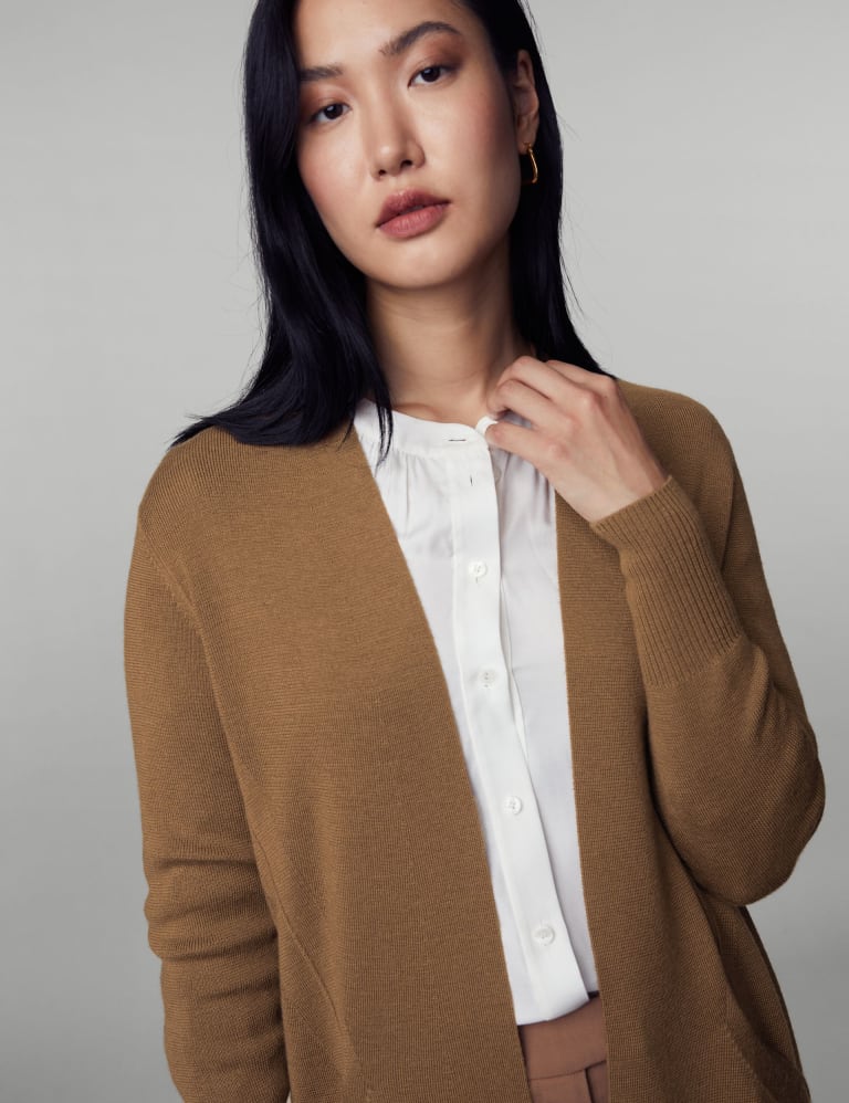 Jaeger longline cardigan outlet