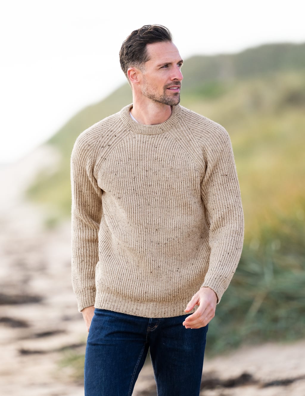 Fine Knit Merino Crew Neck Sweater