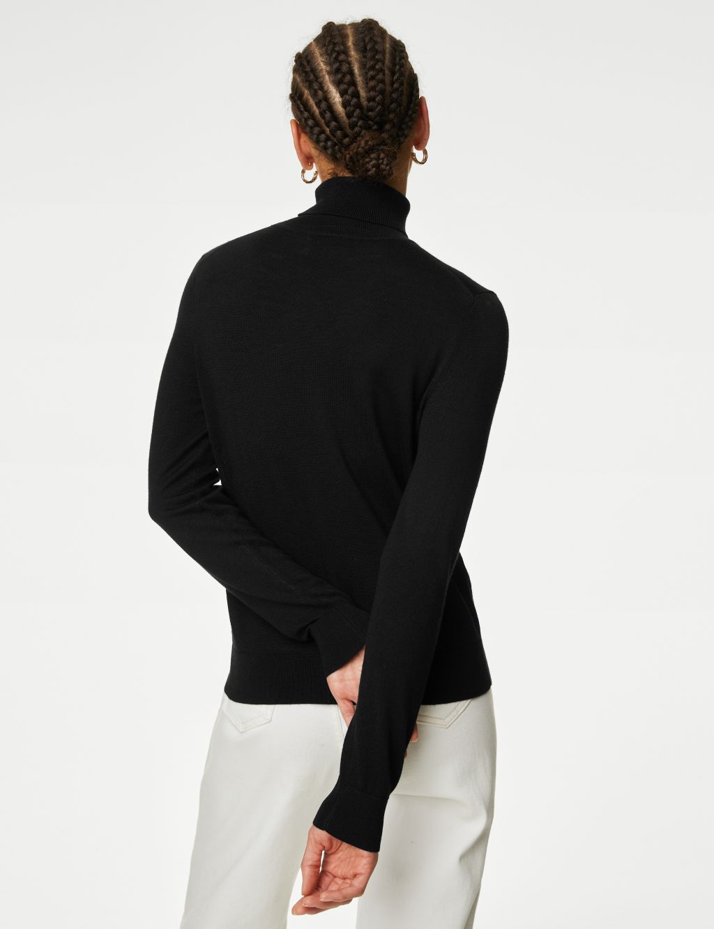 Pure Merino Wool Roll Neck Jumper | M&S Collection | M&S