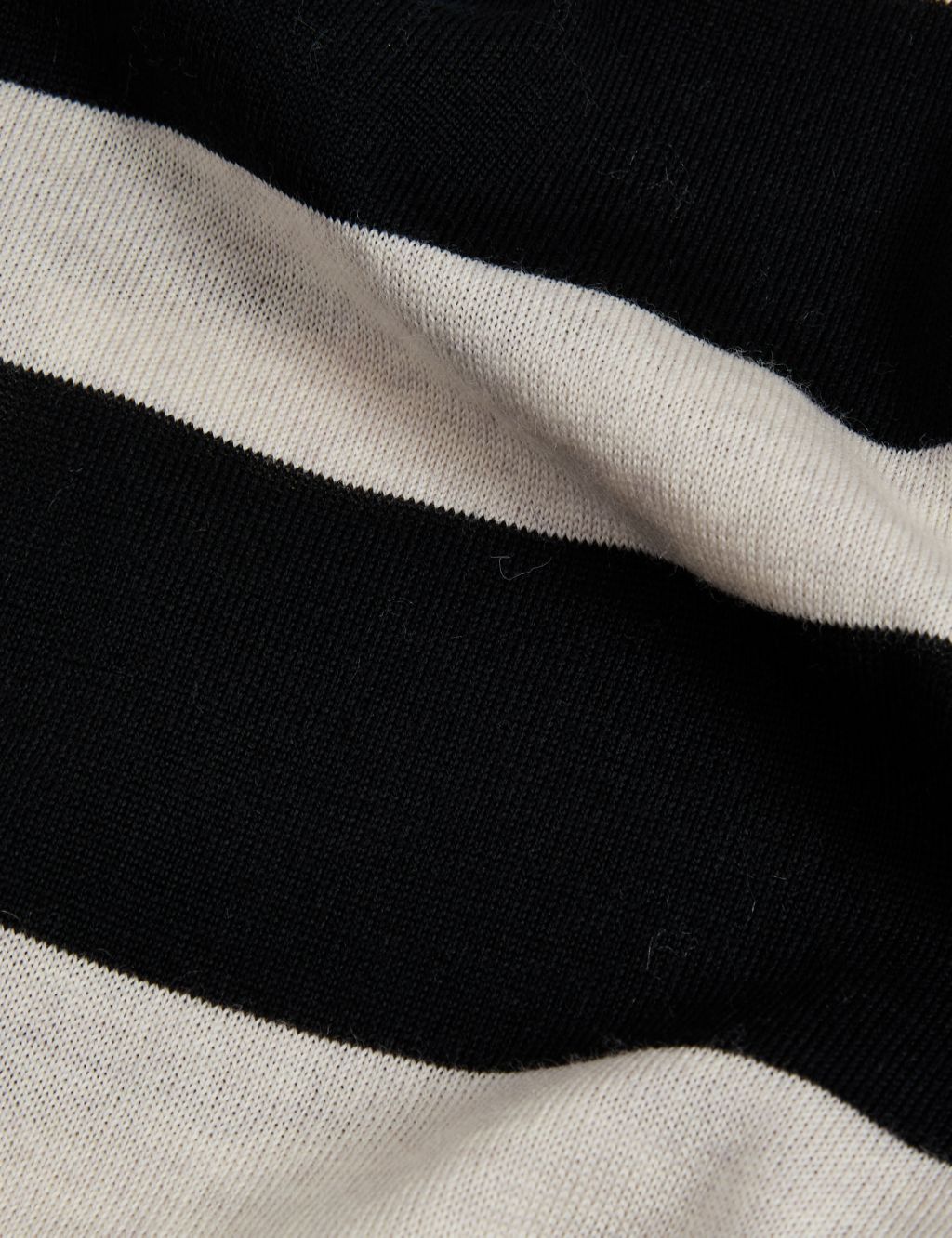 Pure Merino Wool Striped Jumper 6 of 6