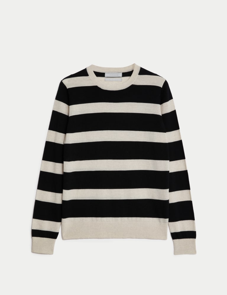 Pure Merino Wool Striped Jumper 2 of 6