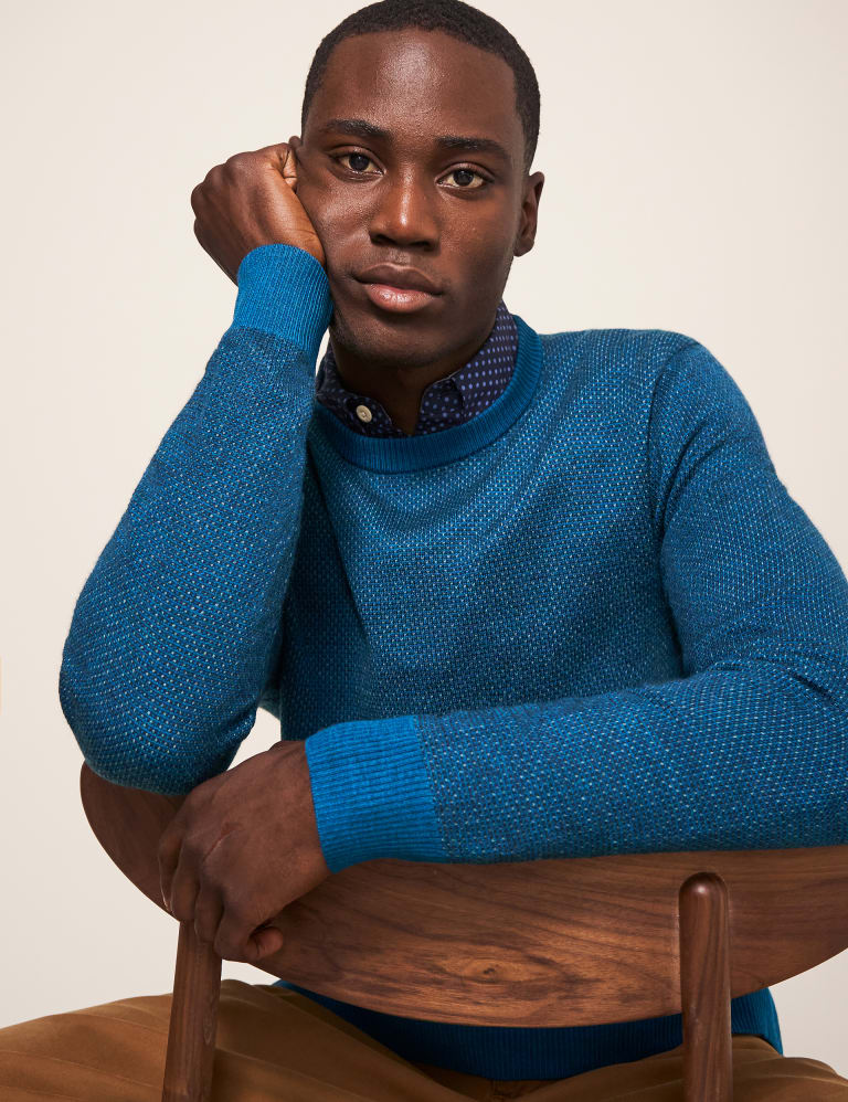 White merino cheap wool sweater