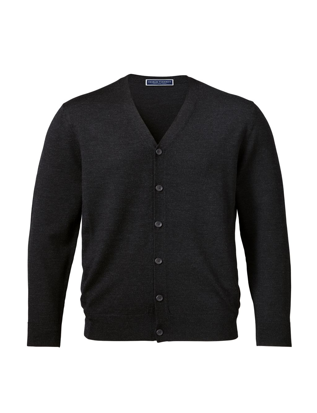 Pure Merino Wool V-Neck Cardigan | Charles Tyrwhitt | M&S