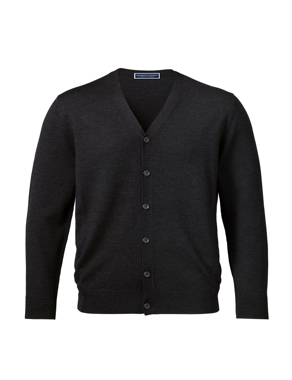 Pure Merino Wool V-Neck Cardigan 1 of 6